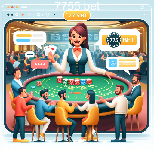 Vivencie a Emoção do Cassino Ao Vivo no 7755 Bet